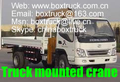 Truck mounted crane